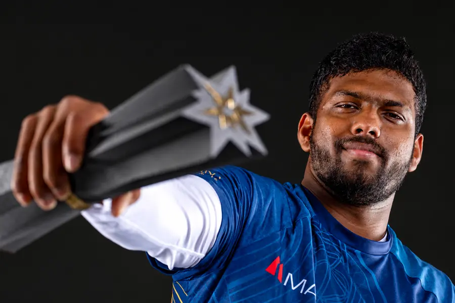 Sri Lanka's Rumesh Tharanga Pathirage.