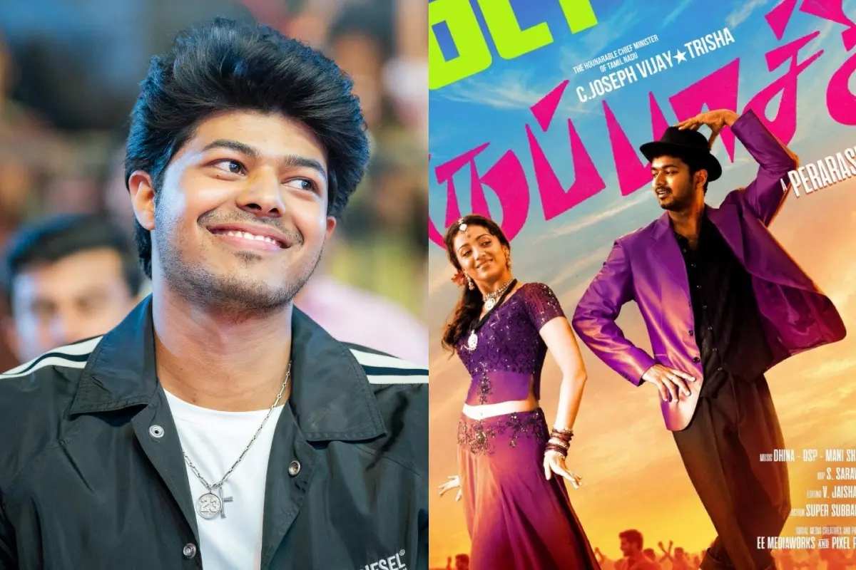 ജേസണ് സഞ്ജയ്, തിരുപ്പാച്ചി റീ- റിലീസ് പോസ്റ്റര് | Photo: X/ Jason Sanjay Official, Karthik Ravivarma
