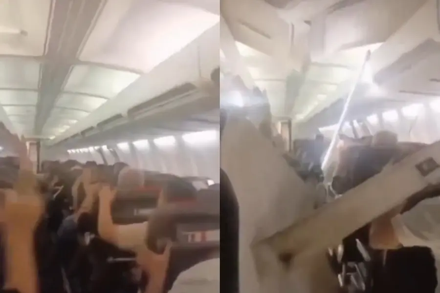 Iranian Airlines Mid air