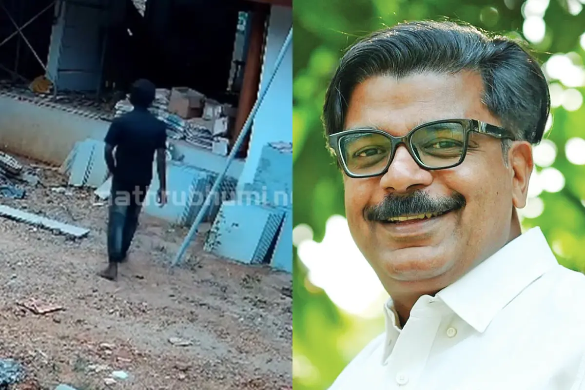 മോഷണത്തിന്റെ സിസിടിവി ദൃശ്യം, മാത്യു കുഴൽനാടൻ എംഎൽഎ