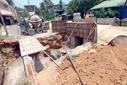 വീണ്ടും ജീവനെടുത്ത് പുനലൂരിൽ കലുങ്കുനിർമാണം
