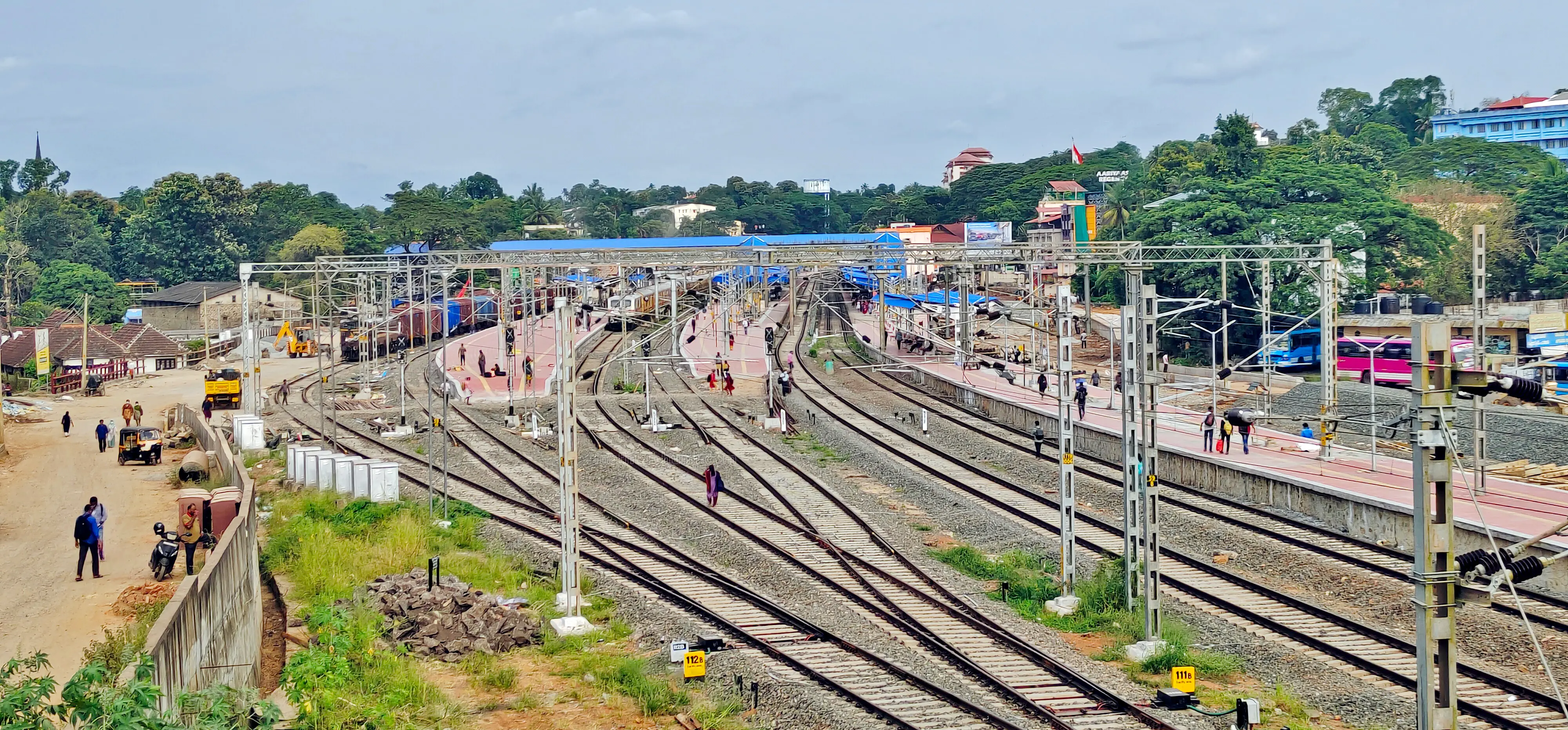 റെയില്വേ ട്രാക്ക്,കോട്ടയത്ത് നിന്നുള്ള ദൃശ്യം (ഫയല്)|ഫോട്ടോ:മാതൃഭൂമി