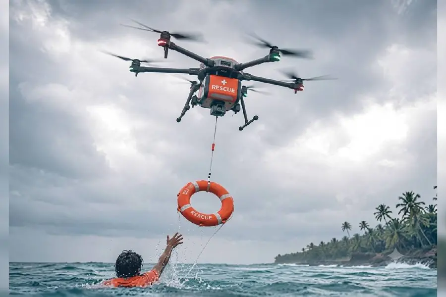 Drone rescue