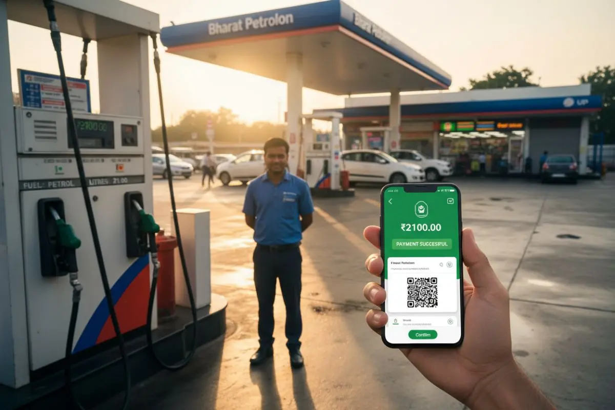 AI image | Petrol pump