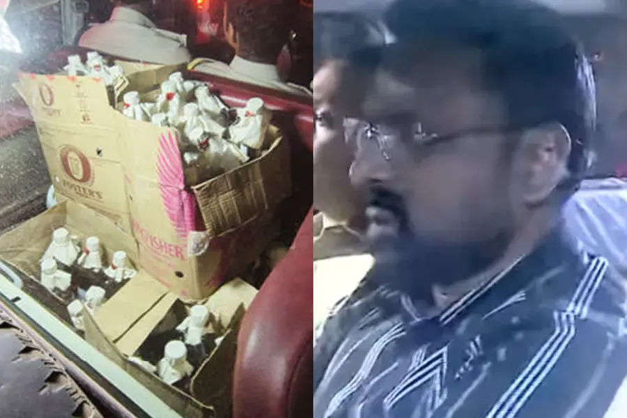 വീട്ടിൽ 67 ലിറ്ററിലധികം അനധികൃത മദ്യശേഖരം; ആന്റോ അഗസ്റ്റിനെ കോടതിയിൽ ഹാജരാക്കി