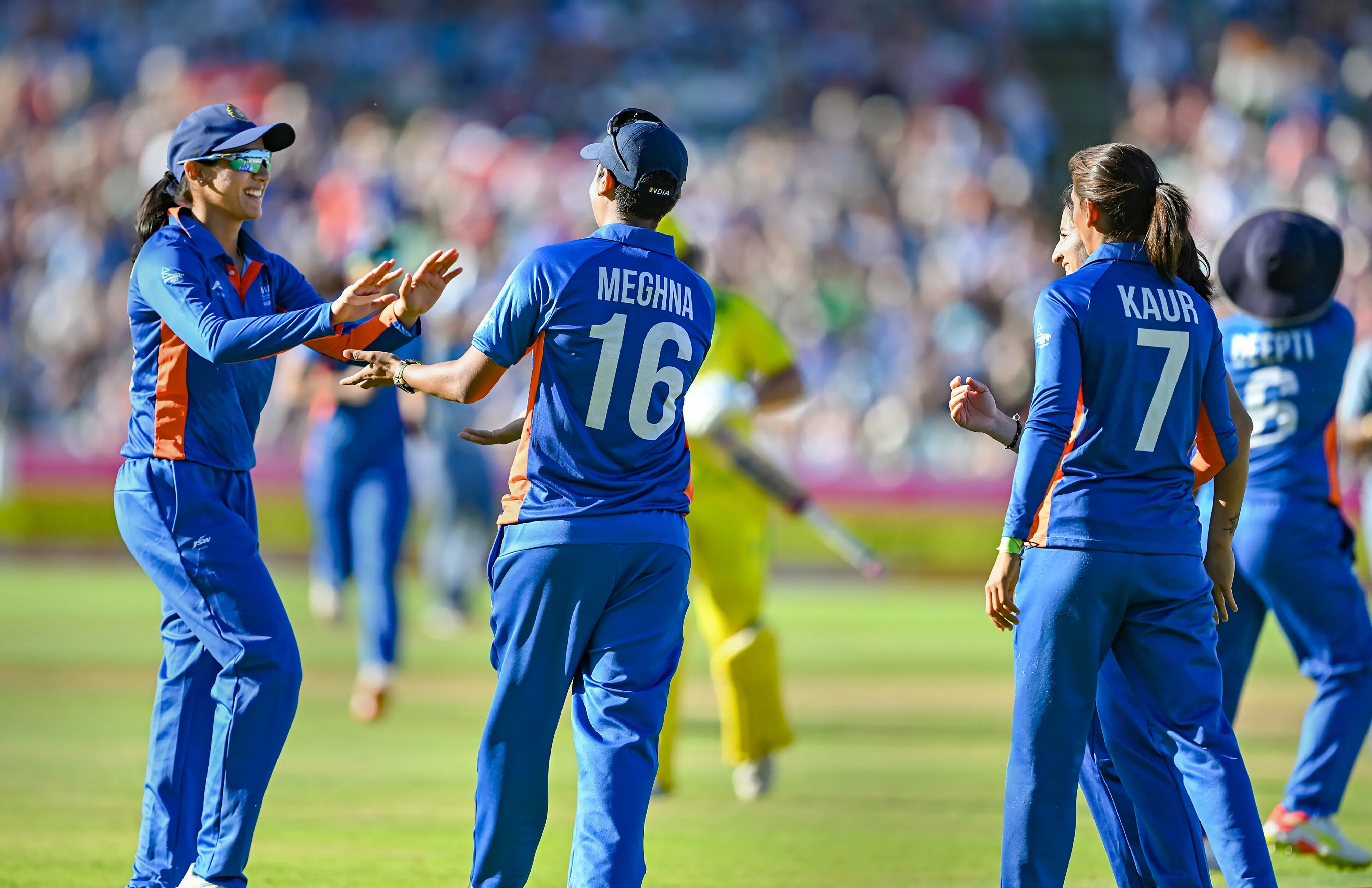 India beat Japan by eight wickets in the Asian Games 2026 women's cricket quarterfinal | Photo: PTI