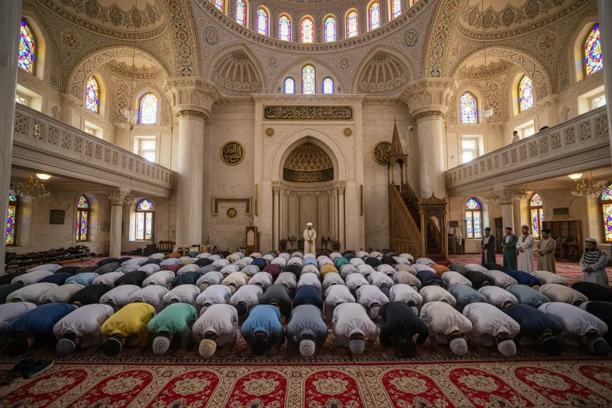 AI image | Friday prayer