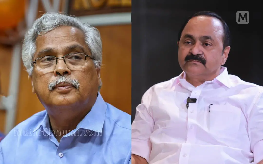 ബിനോയ് വിശ്വം, വിഡി സതീശൻ | Photo: Mathrubhumi