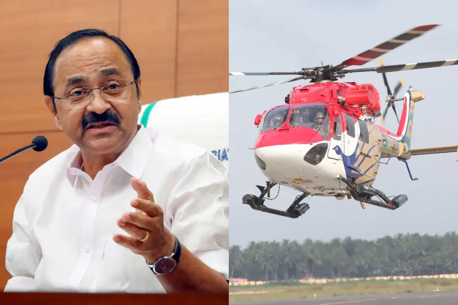 SATHEESAN-HELICOPTER