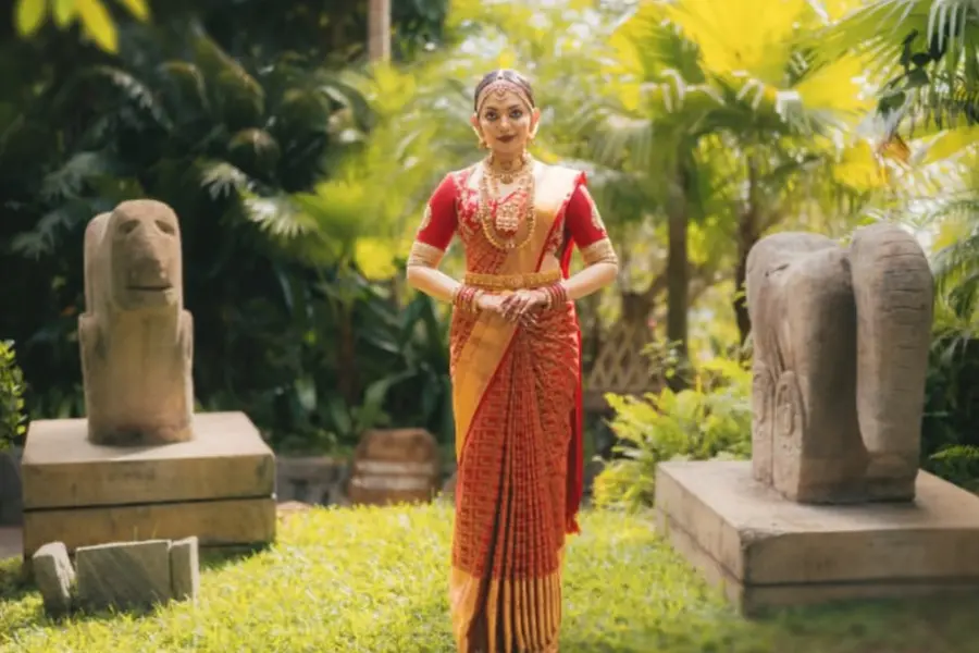 How Ahaana Krishna's red bridal saree became an AI 'try-on' trend