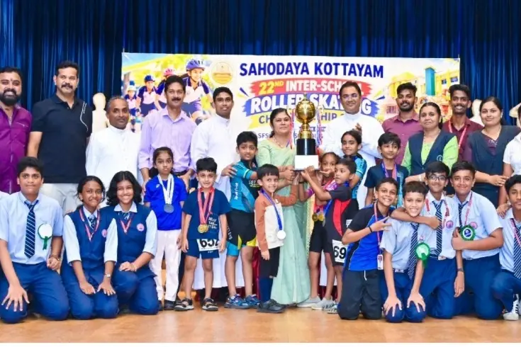 ഇന്റർ സ്കൂൾ സ്കേറ്റിങ് ടൂർണമെന്റ്; ഏറ്റുമാനൂർ എസ്.എഫ്.എസ്. ജേതാക്കൾ