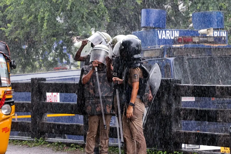 Heavy rainfall in Kerala