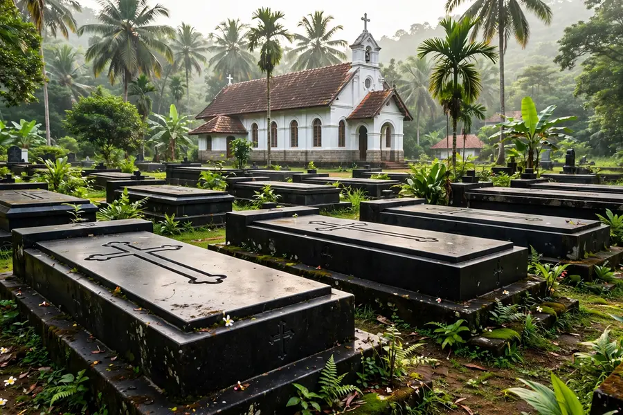 A granite slab was stolen from a tomb in a church cemetery in Pathanamthitta