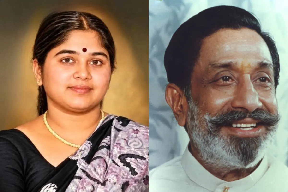 Shanthi Narayanasamy, the eldest daughter of legendary Tamil actor Sivaji Ganesan