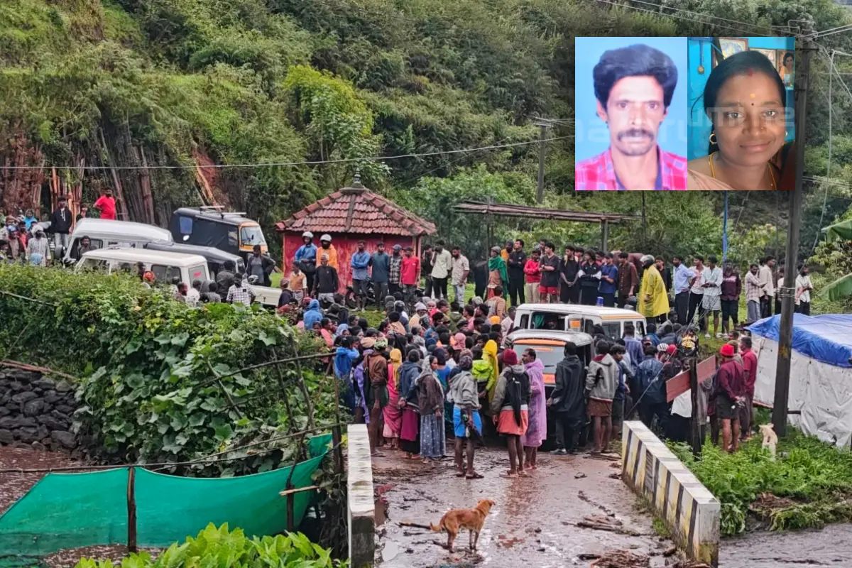 അപകടം നടന്ന സ്ഥലം, ഇൻസൈറ്റിൽ മരിച്ച ബാലചന്ദ്രനും ചിന്നമ്മയും