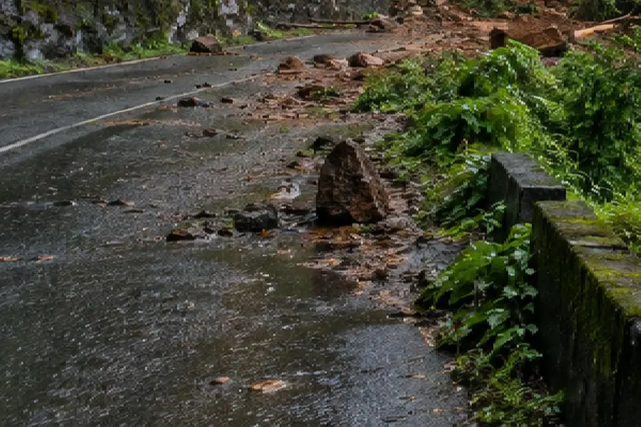 Tourist Dies in Kottayam Landslide on Vagamon Road