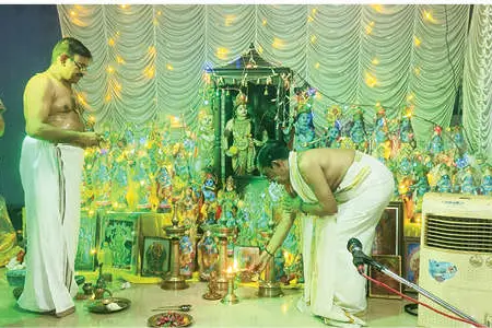 ഇടത്തുപുറം ക്ഷേത്രത്തിൽ ഭാഗവത സപ്താഹയജ്ഞം തുടങ്ങി