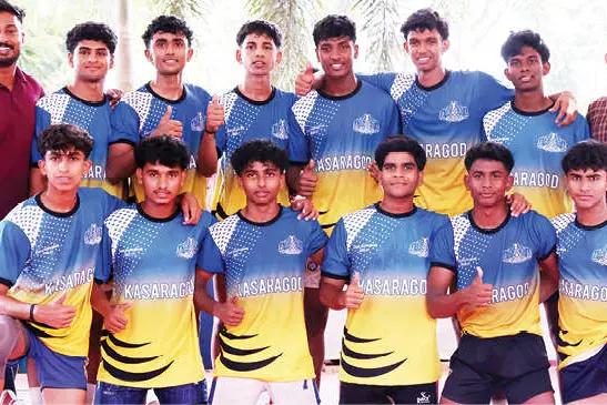 സംസ്ഥാന സ്കൂൾ ഗ്രൂപ്പ് രണ്ട് ഗെയിംസ് കബഡിയിൽ കാസർകോട് ചാമ്പ്യൻമാർ