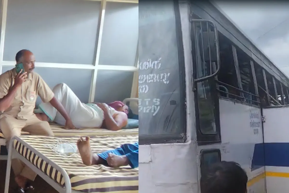 പരിക്കേറ്റവരെ ആശുപത്രിയിൽ പ്രവേശിപ്പിച്ചപ്പോൾ