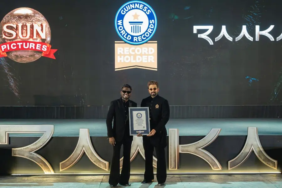 Indian cinema soars higher! Allu Arjun-starrer 'Raaka' sets Guinness World Record with unique feat