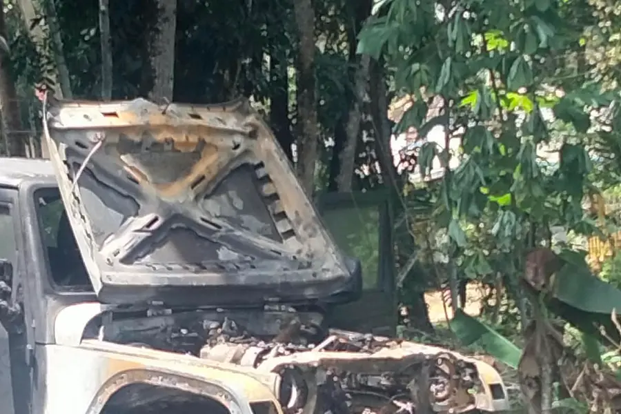 ആലപ്പുഴയിൽ ഓടിക്കൊണ്ടിരുന്ന ജീപ്പിന് തീപിടിച്ചു; വാഹനം കത്തിനശിച്ചു, ആളപായമില്ല