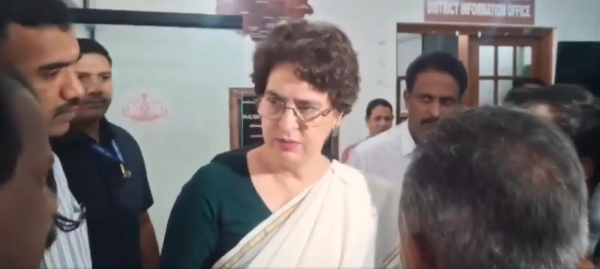 Congress MP Priyanka Gandhi Vadra arrives at Wayanad Collectorate for district review meeting | Photo: PTI