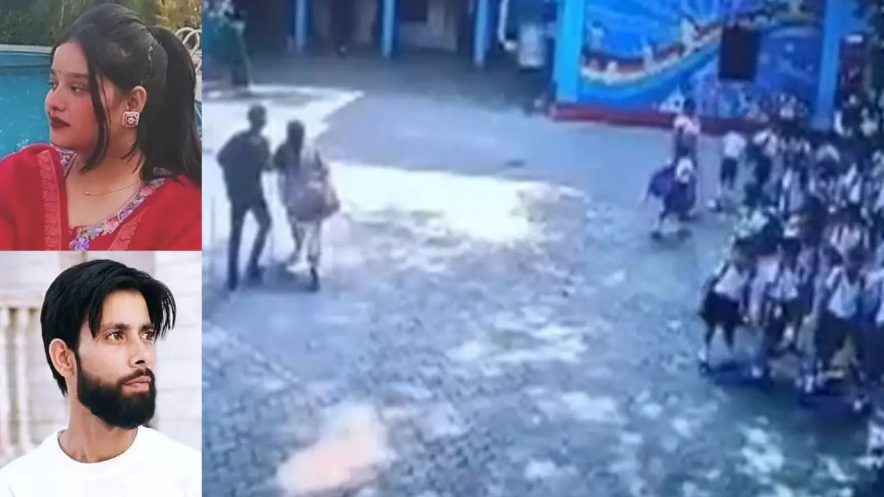 നിഷാത് ഫാത്തിമ, മുഹമ്മദ് സൗദ് | സ്കൂളിലെ സിസിടിവിയിൽ നിന്നുള്ള ദൃശ്യം