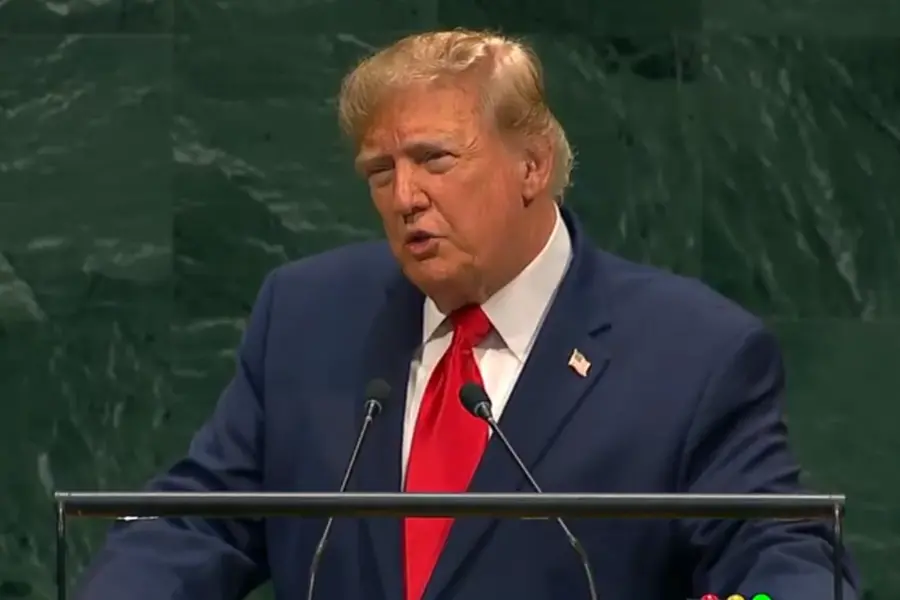 Donald Trump speaking at United Nations General Assembly | Photo: UN TV