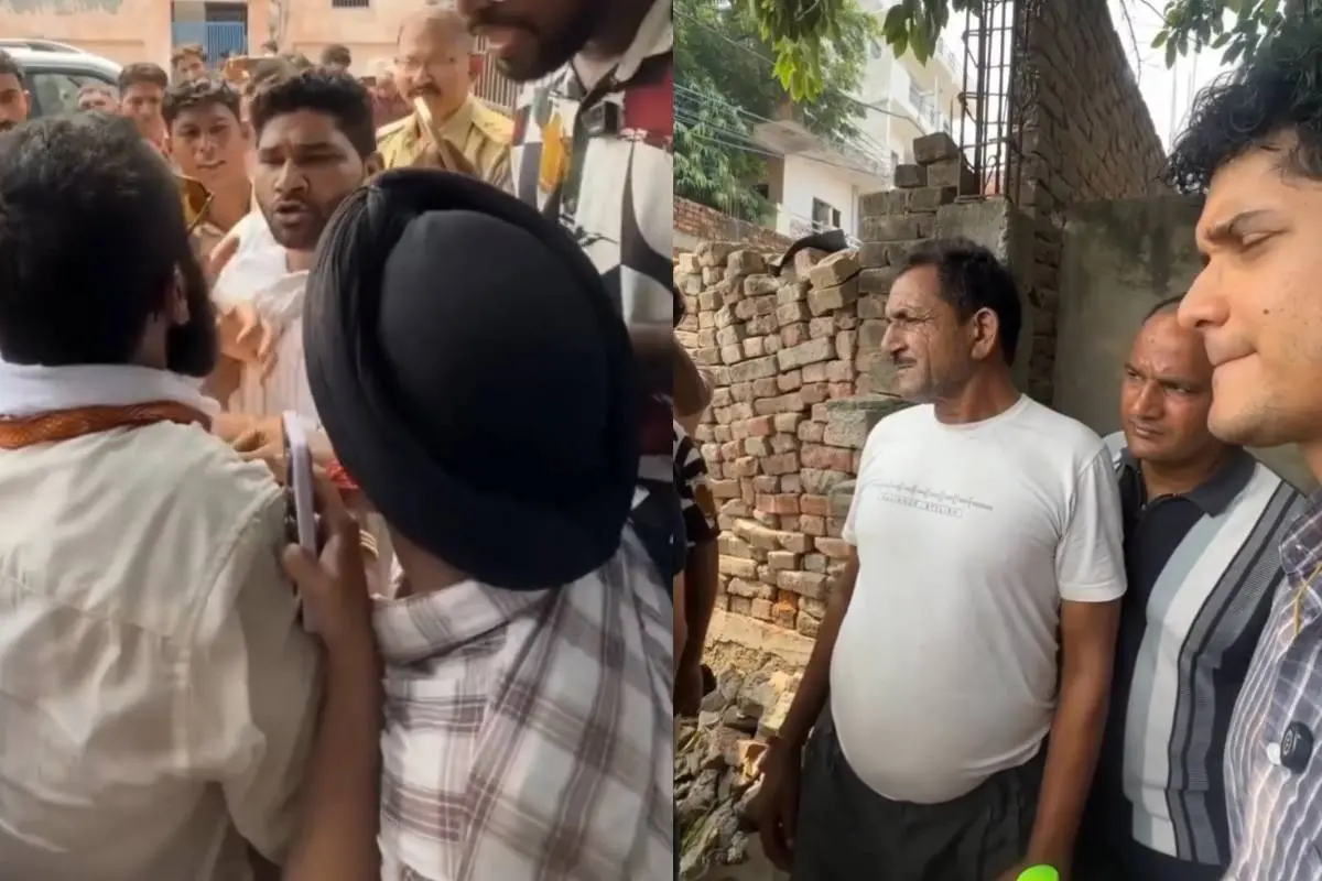 സിജെപി പ്രവര്ത്തകരെ നോയിഡയില് തടഞ്ഞപ്പോള്