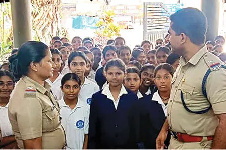 നിയമപാഠം നേരിട്ടറിഞ്ഞ് സ്റ്റുഡൻസ് പോലീസ് കേഡറ്റുകൾ