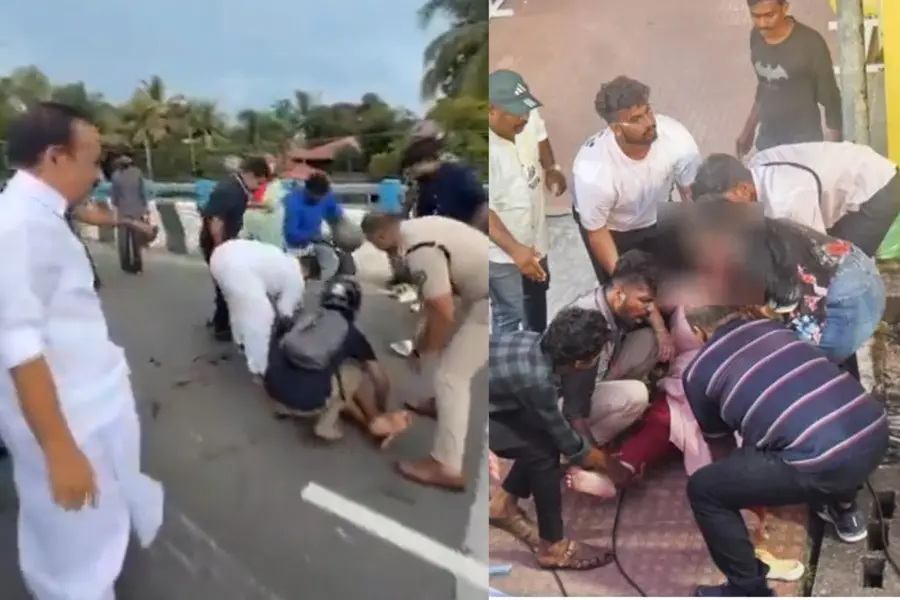 Visuals from Kerala CM’s roadside rescue, Uma Thomas episode
