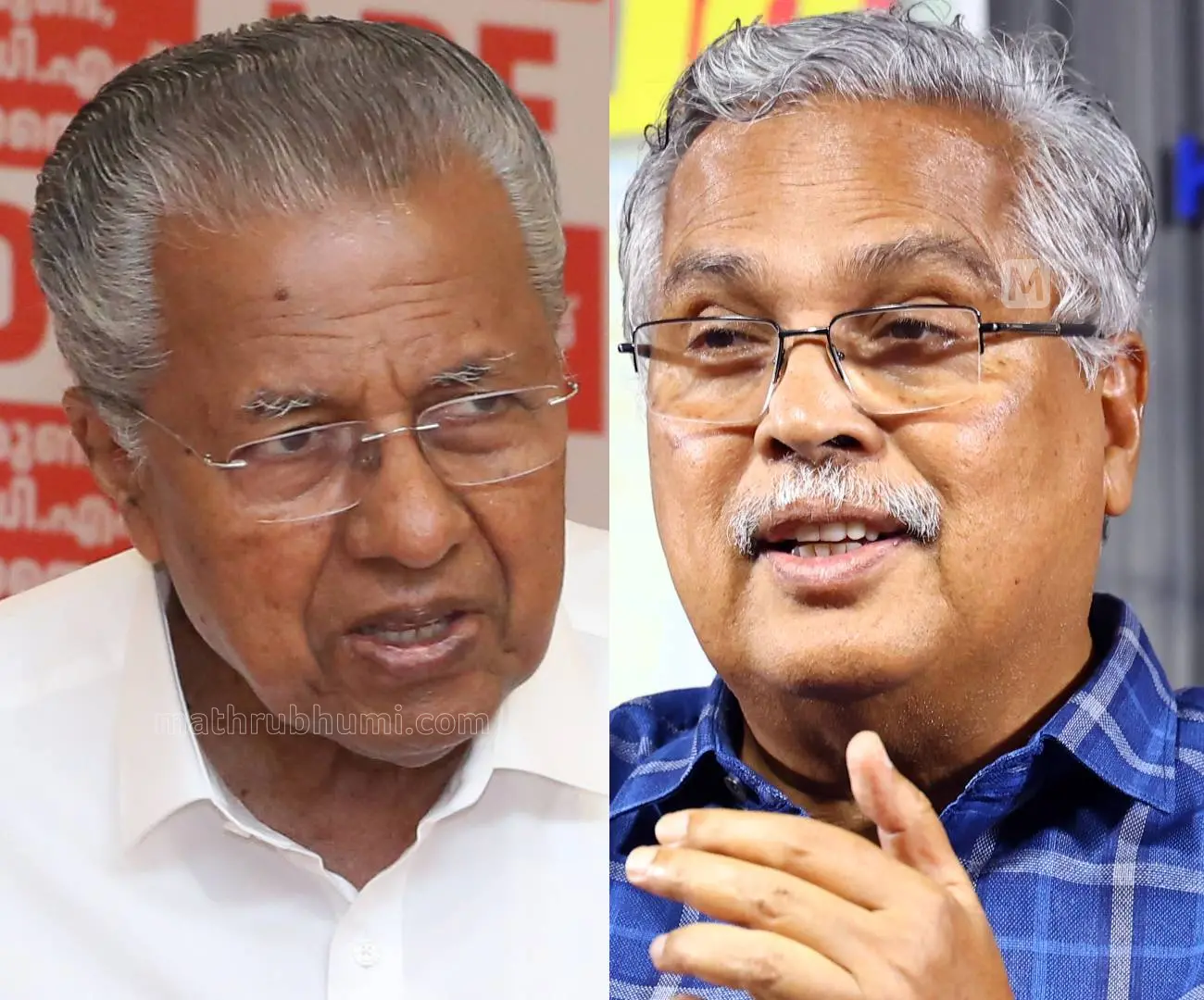 പിണറായി വിജയൻ, ബിനോയ് വിശ്വം | Photo: Mathrubhumi