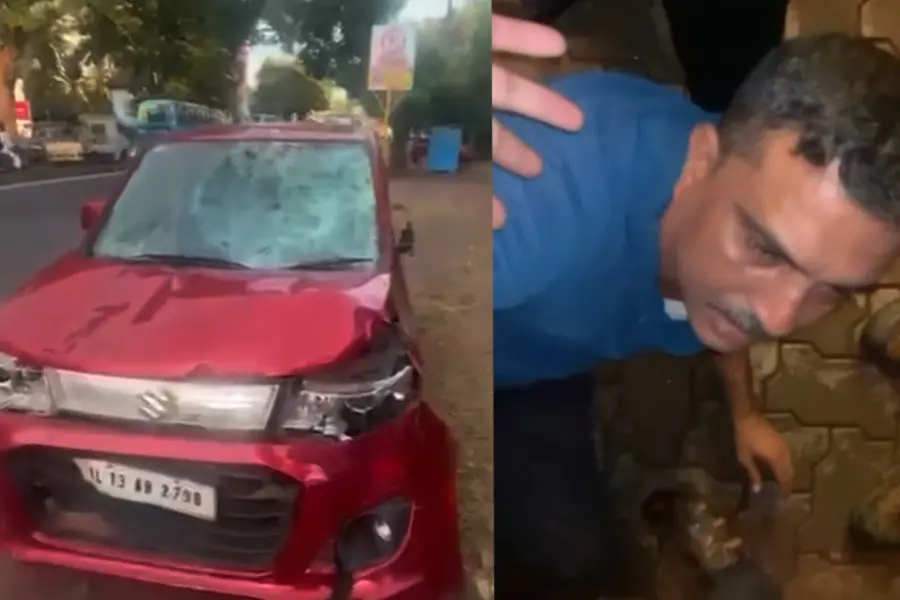 പോലീസുകാരൻ മദ്യലഹരിയിലോടിച്ച കാറിടിച്ച് മൂന്നുപേർക്ക് പരിക്ക്; വാഹനമോടിച്ചത് അഴീക്കൽ കോസ്റ്റൽ എസ്.ഐ
