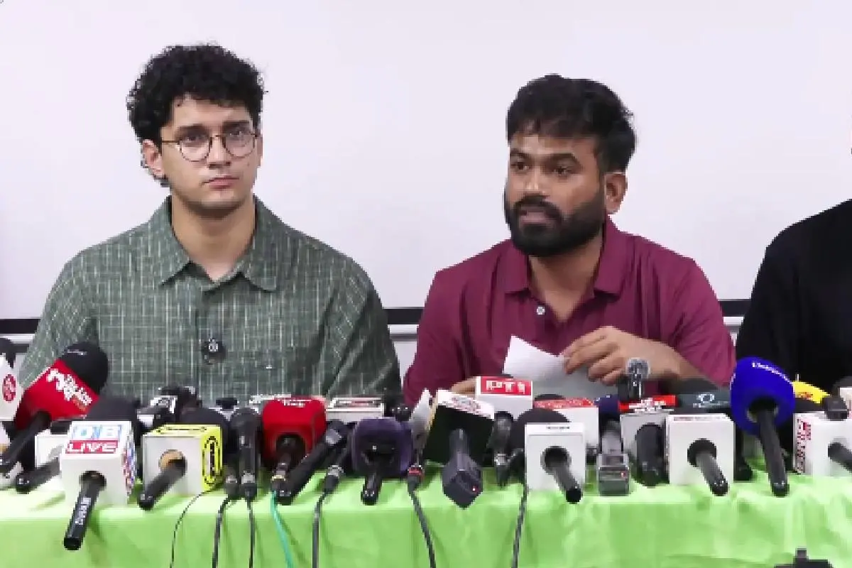 സിജെപി വാർത്താസമ്മേളനത്തിൽനിന്ന് | Photo: 'X' @ANI