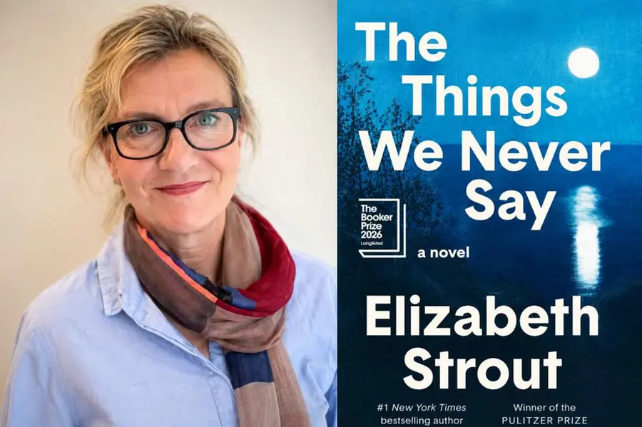 Elizabeth Strout & book cover