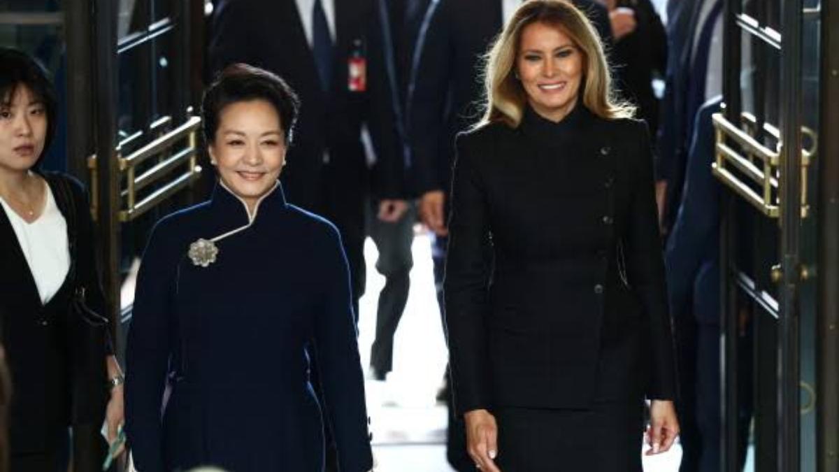 First ladies cultural diplomacy: Melania Trump and Peng Liyuan tour Asian art museum in DC
