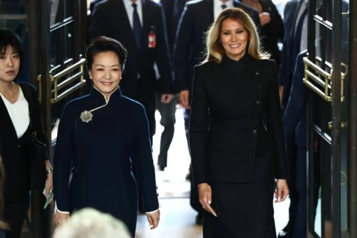 Melania Trump and Peng Liyuan