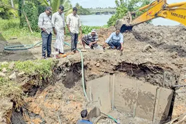 പമ്പിങ് തുടങ്ങി; എഴുപുന്ന, അരൂർ പഞ്ചായത്തുകളിൽ വെള്ളമെത്താൻ വൈകും