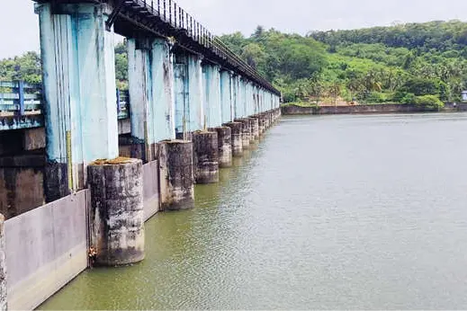 മഴ കുറഞ്ഞു; വെള്ളിയാങ്കല്ല് റെഗുലേറ്ററിൽ ജലസംഭരണം പൂർണതോതിലേക്ക്