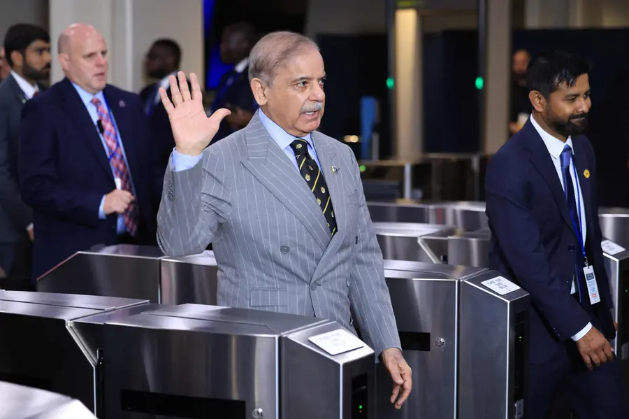 Pakistan's Prime Minister Shehbaz Sharif