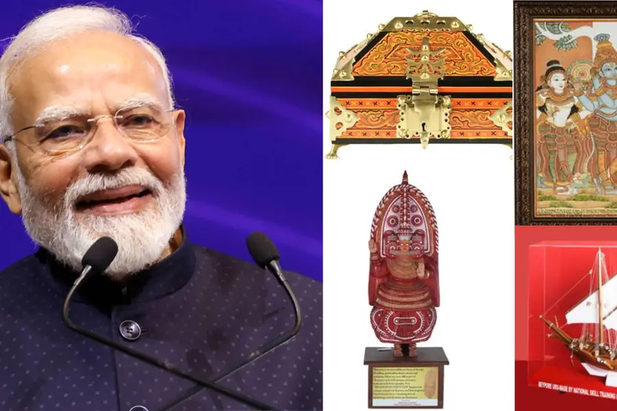 നെട്ടൂർപ്പെട്ടി മുതൽ നെറ്റിപ്പട്ടംവരെ; പ്രധാനമന്ത്രിക്ക് ലഭിച്ച കേരളത്തിൽനിന്നുള്ള ഉപഹാരങ്ങളടക്കം ലേലത്തിന്