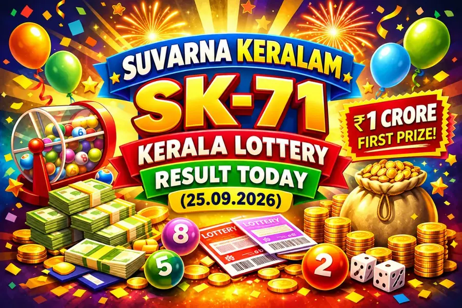 Kerala lottery result today, September 25: Suvarna Keralam SK-71 winning numbers and prize details