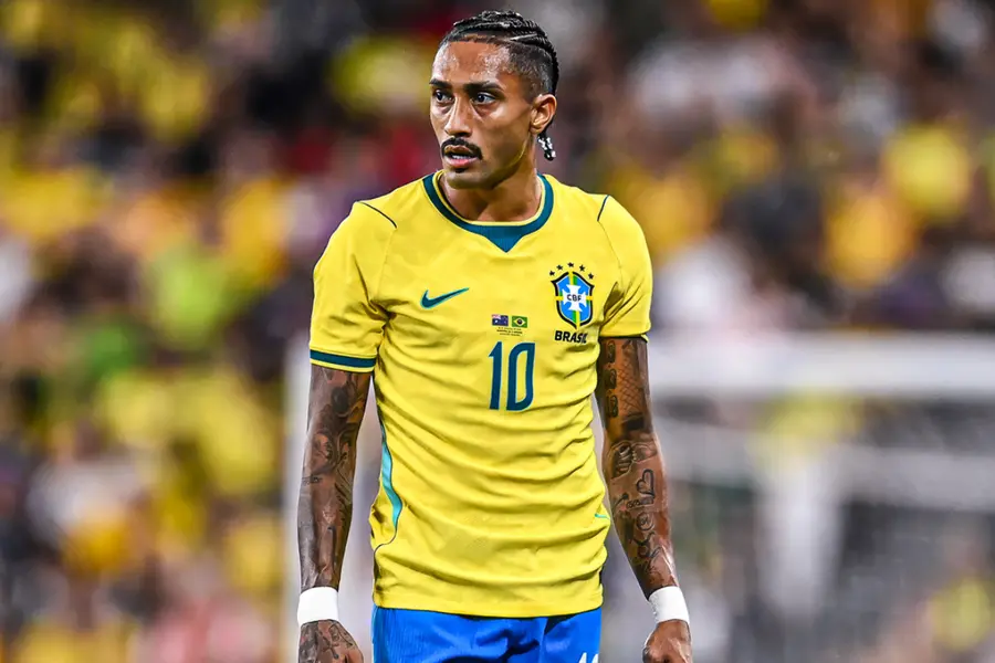 Raphinha Brazil vs Aus