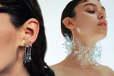 Glass jewellery is having a major moment