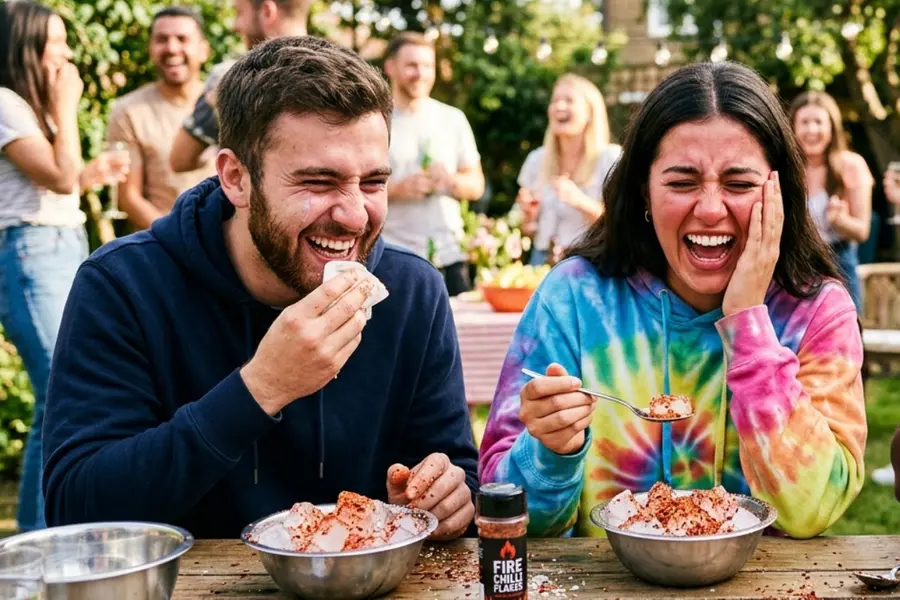 The chilli and salt ice challenge is everywhere; But what does it do to your body?