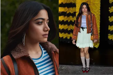 Rashmika Mandanna's street-style look steals Milan fashion week