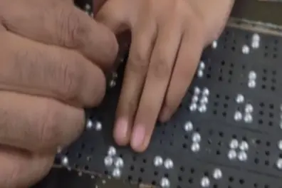 From his own struggle came a simple idea to make Braille easier