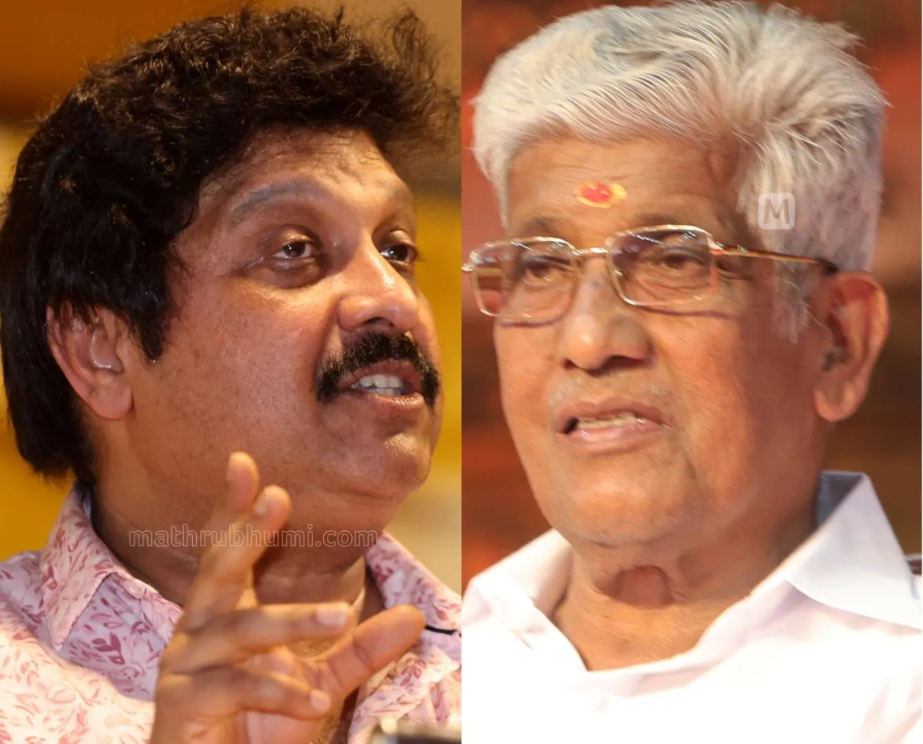ഗണേഷ്കുമാർ, ജി. സുകുമാരൻ നായർ | Photo: Mathrubhumi