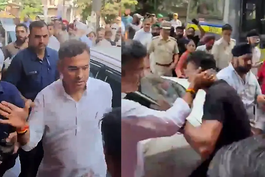 റോഡ് പരിശോധനയ്ക്കിടെ തർക്കം; ലൈവ് വീഡിയോ എടുത്ത യുവാവിന്റെ കരണത്തടിച്ച് ഡൽഹി മന്ത്രി; വൻ പ്രതിഷേധം