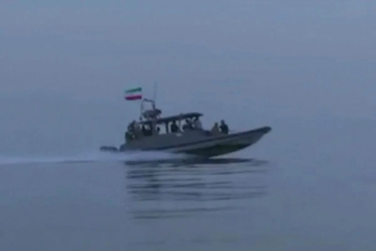 Screen grab taken from undated video footage released by Iran's Revolutionary Guards (IRGC).